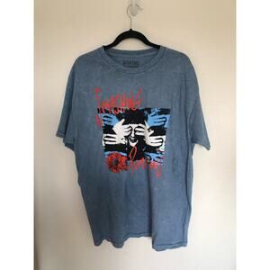 Smashing Pumpkins Vintage Styled Acid Wash Graphic Tee - XL